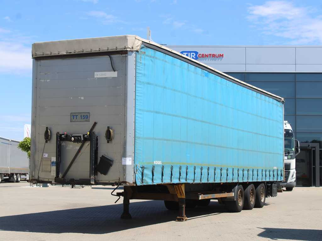 Kögel SN 24, LOWDECK, LIFT AXLE, MULTILOCK, SAF - Semi-remorque rideaux coulissants: photos 1 Kögel SN 24, LOWDECK, LIFT AXLE, MULTILOCK, SAF - Semi-remorque rideaux coulissants: photos 1