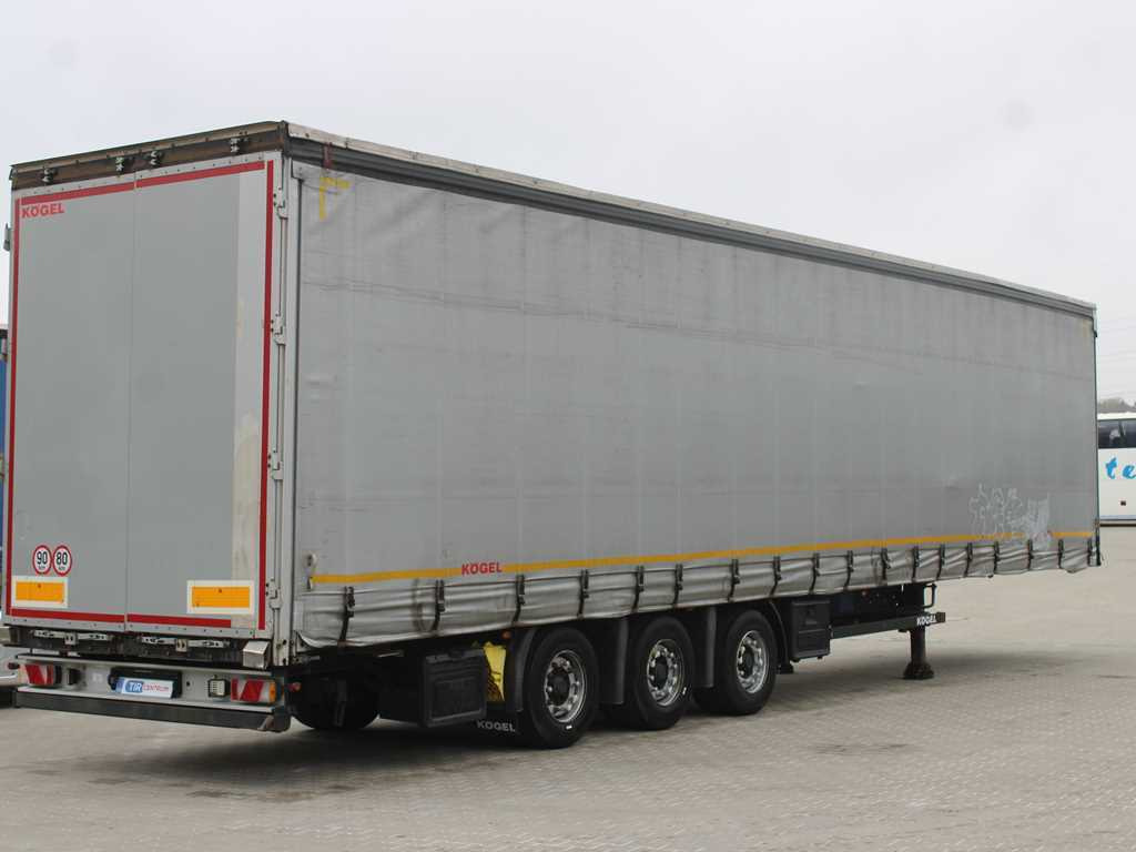 Kögel SN 24, LOWDECK, LIFTING AXLE, MULTILOCK, LIFTING ROOF - Semi-remorque rideaux coulissants: photos 4 Kögel SN 24, LOWDECK, LIFTING AXLE, MULTILOCK, LIFTING ROOF - Semi-remorque rideaux coulissants: photos 4