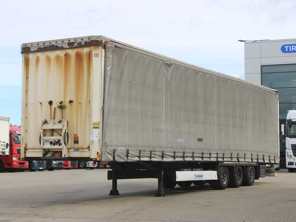 Krone SD, LOWDECK, MULTILOCK, LIFTING AXLE, LIFTING ROOF, SAF - Semi-remorque rideaux coulissants: photos 1 Krone SD, LOWDECK, MULTILOCK, LIFTING AXLE, LIFTING ROOF, SAF - Semi-remorque rideaux coulissants: photos 1