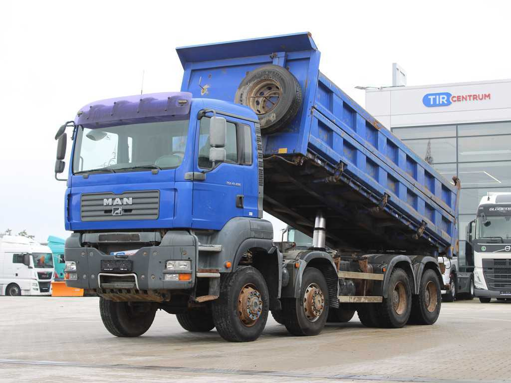 MAN TGA 41.480, 8X6, THREE SIDED, EURO 3, RETARDER, 17m³ - Camion benne: photos 1 MAN TGA 41.480, 8X6, THREE SIDED, EURO 3, RETARDER, 17m³ - Camion benne: photos 1