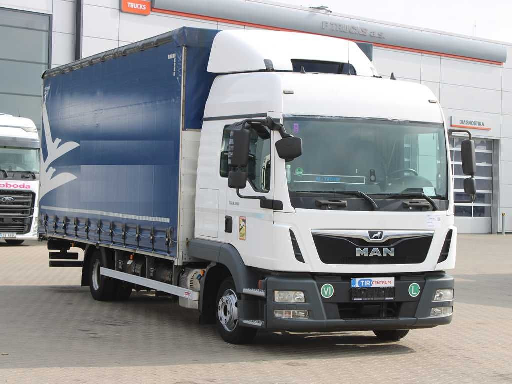 MAN TGL 8.190, EURO 6, PNEU 80% - Camion à rideaux coulissants: photos 2 MAN TGL 8.190, EURO 6, PNEU 80% - Camion à rideaux coulissants: photos 2
