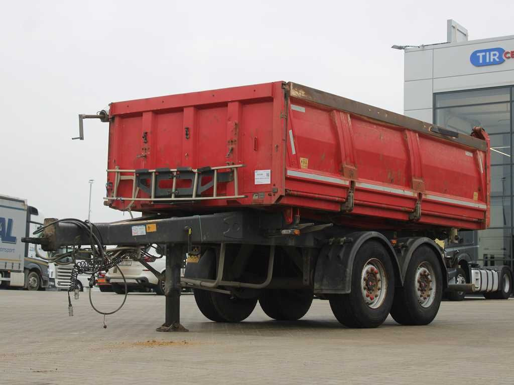 Meiller MZDA 18/22 B, AXLES SAF, 13m³, THREESIDED - Remorque benne: photos 1 Meiller MZDA 18/22 B, AXLES SAF, 13m³, THREESIDED - Remorque benne: photos 1