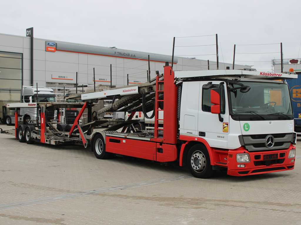 Mercedes-Benz Actros 1844, EURO 5EEV, RETARDER + KÄSSBOHRER METAGO (2006) - Camion porte-voitures: photos 3 Mercedes-Benz Actros 1844, EURO 5EEV, RETARDER + KÄSSBOHRER METAGO (2006) - Camion porte-voitures: photos 3