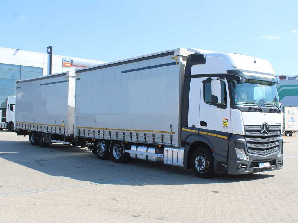 Mercedes-Benz Actros 2542, 6X2, EURO 6 + PANAV TV018H - Camion à rideaux coulissants: photos 2 Mercedes-Benz Actros 2542, 6X2, EURO 6 + PANAV TV018H - Camion à rideaux coulissants: photos 2