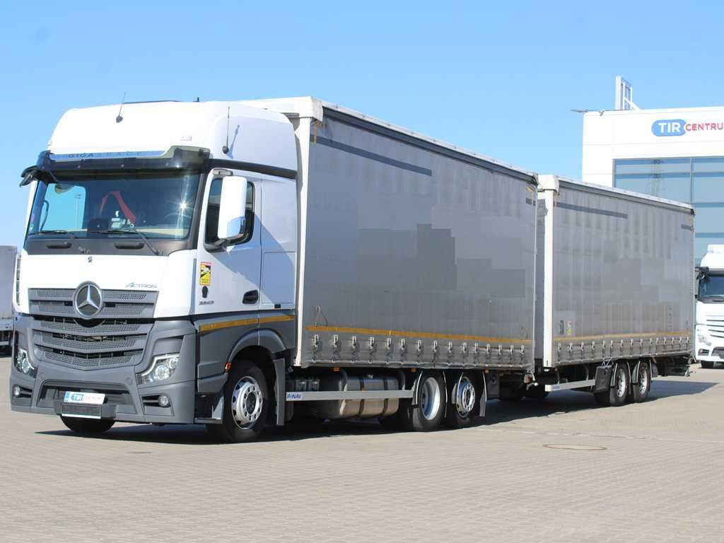 Mercedes-Benz Actros 2542,EURO 6,6X2,NAVIGATION+PANAV TVK18M - Camion à rideaux coulissants: photos 1 Mercedes-Benz Actros 2542,EURO 6,6X2,NAVIGATION+PANAV TVK18M - Camion à rideaux coulissants: photos 1