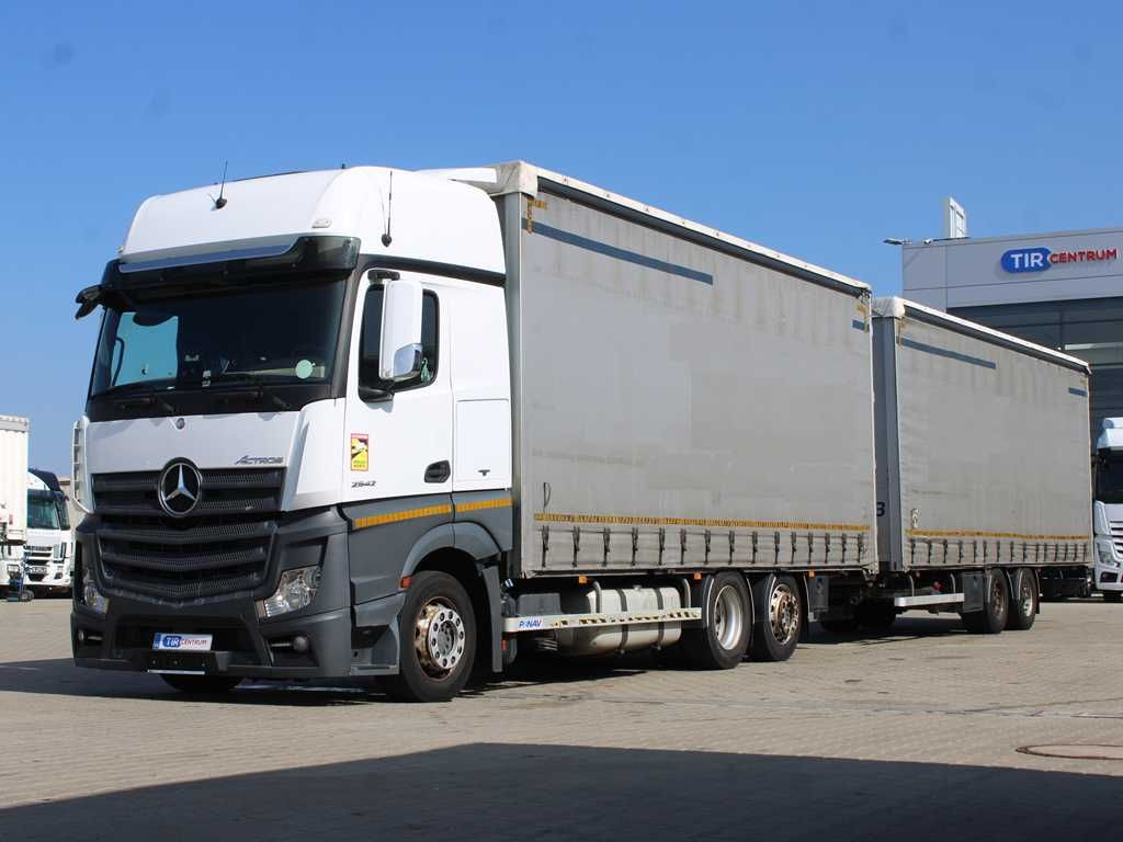 Mercedes-Benz Actros 2542, EURO 6, 6X2 + PANAV TV018M - Camion à rideaux coulissants: photos 1 Mercedes-Benz Actros 2542, EURO 6, 6X2 + PANAV TV018M - Camion à rideaux coulissants: photos 1