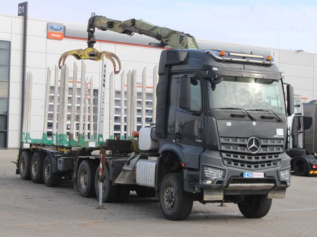 Mercedes-Benz Arocs 3351, 6x6, LOGLIFT ET450 - Camion grumier: photos 2 Mercedes-Benz Arocs 3351, 6x6, LOGLIFT ET450 - Camion grumier: photos 2