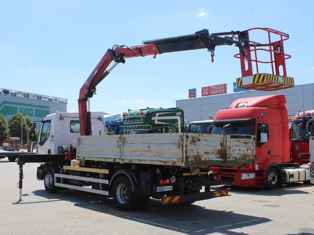 Renault D16, CRANE HMF 1130K- RC+ PLATFORM, PARKING CAM. - Camion avec nacelle: photos 4 Renault D16, CRANE HMF 1130K- RC+ PLATFORM, PARKING CAM. - Camion avec nacelle: photos 4
