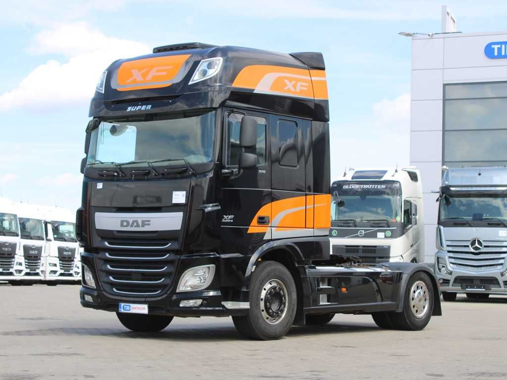 DAF XF 510 FT, EURO 6, SECONDARY AIR CONDITIONING - Tracteur routier: photos 1 DAF XF 510 FT, EURO 6, SECONDARY AIR CONDITIONING - Tracteur routier: photos 1