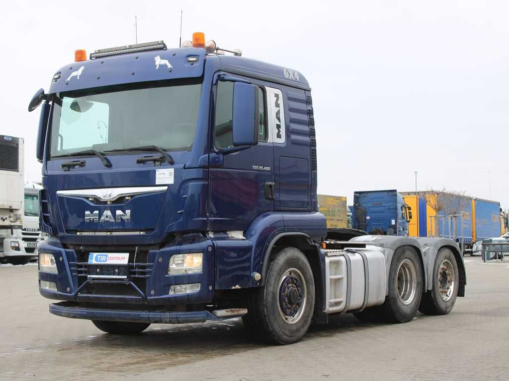 MAN TGS 26.480 6x4H-2 BLS, HYDRAULIC,EURO 6,BEACONS - Tracteur routier: photos 1 MAN TGS 26.480 6x4H-2 BLS, HYDRAULIC,EURO 6,BEACONS - Tracteur routier: photos 1