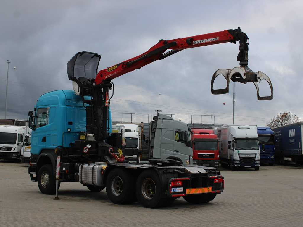 Scania R490, 6X4, EURO 6, DOUBLE CIRCUIT HYDRAULIC, PALFINGER EPSILON M13Z91 - Tracteur routier: photos 5 Scania R490, 6X4, EURO 6, DOUBLE CIRCUIT HYDRAULIC, PALFINGER EPSILON M13Z91 - Tracteur routier: photos 5