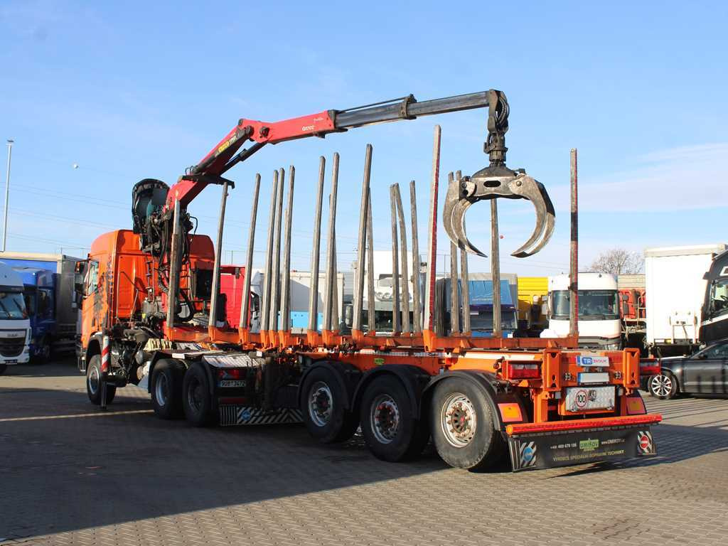 Scania R500, 6x6, RETARDER, OPTICRUISE, PALFINGER EPSILON Q170Z96, NAVIGATION - Tracteur routier, Semi-remorque grumier: photos 5 Scania R500, 6x6, RETARDER, OPTICRUISE, PALFINGER EPSILON Q170Z96, NAVIGATION - Tracteur routier, Semi-remorque grumier: photos 5