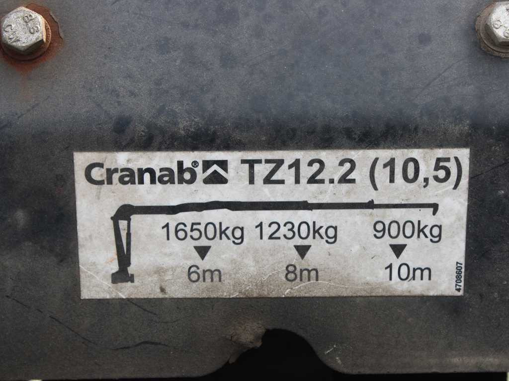 Tracteur routier Volvo FHL 3C, EURO 5EEV, 6X4, CRANAB TZ12.2 HYDRAULIC ARM: photos 8
