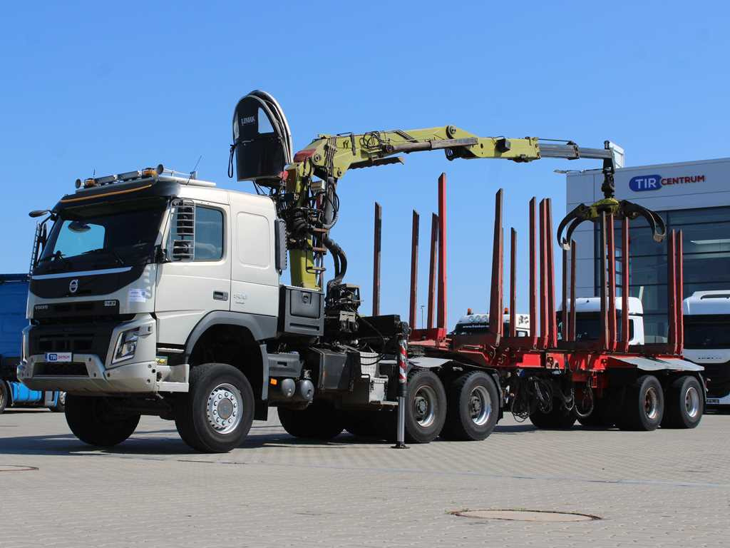 Volvo FMX 500, 6X6, LOGLIFT F265Z95 + DOLL trailer (2007) - Tracteur routier, Semi-remorque grumier: photos 1 Volvo FMX 500, 6X6, LOGLIFT F265Z95 + DOLL trailer (2007) - Tracteur routier, Semi-remorque grumier: photos 1