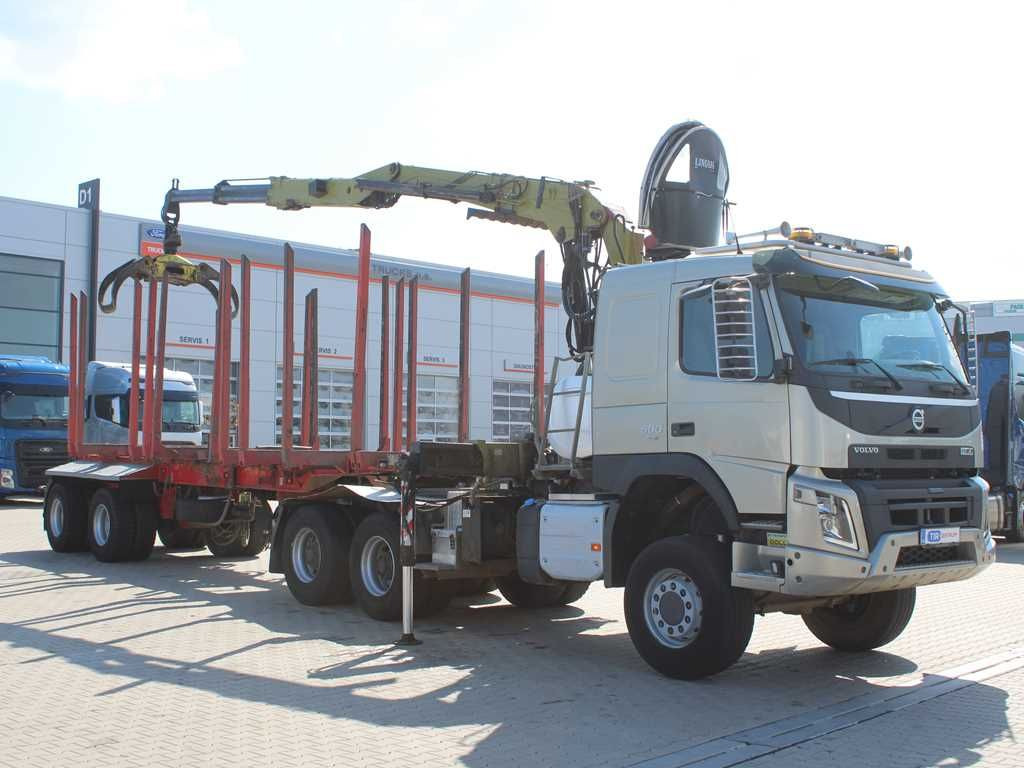 Volvo FMX 500, 6X6,LOGLIFT F265Z95 +trailer DOLL(2007) - Camion grumier, Camion grue: photos 2 Volvo FMX 500, 6X6,LOGLIFT F265Z95 +trailer DOLL(2007) - Camion grumier, Camion grue: photos 2