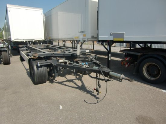 Krone AZ 18 Maxilafette, BPW Achsen - Remorque porte-conteneur/ Caisse mobile: photos 1 Krone AZ 18 Maxilafette, BPW Achsen - Remorque porte-conteneur/ Caisse mobile: photos 1
