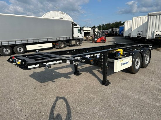 Krone Box Liner SZC 18 ADR-Chassi für 20ft Container, 1-A Liftachse - Semi-remorque porte-conteneur/ Caisse mobile: photos 1 Krone Box Liner SZC 18 ADR-Chassi für 20ft Container, 1-A Liftachse - Semi-remorque porte-conteneur/ Caisse mobile: photos 1