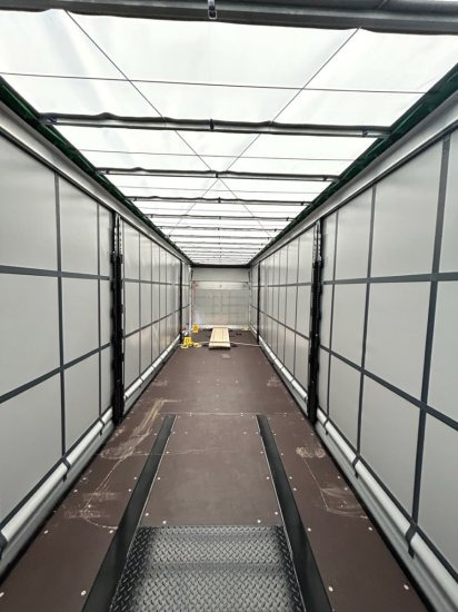 Semi-remorque rideaux coulissants neuf Krone City Liner Profi, 1-Achs- Zwangsgelenkt, Dhollandia LBW 2000kg,: photos 7