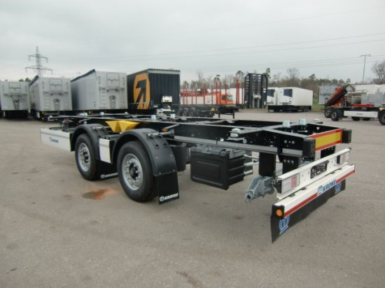 Krone ZZ/DC07 Tandem Lafette, Standard, BPW-Achsen, Heckabstützung - Remorque porte-conteneur/ Caisse mobile: photos 4 Krone ZZ/DC07 Tandem Lafette, Standard, BPW-Achsen, Heckabstützung - Remorque porte-conteneur/ Caisse mobile: photos 4