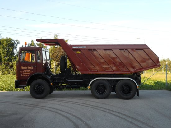 MAN ÖAF-JUMBO Kipper 38.320 DFAK - Camion benne, Camion grue: photos 2 MAN ÖAF-JUMBO Kipper 38.320 DFAK - Camion benne, Camion grue: photos 2