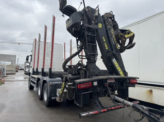 MAN TGS 33.510 BL 6x4, Intarder, Holztransporter, LIV 120Z - Camion grumier, Camion grue: photos 5 MAN TGS 33.510 BL 6x4, Intarder, Holztransporter, LIV 120Z - Camion grumier, Camion grue: photos 5