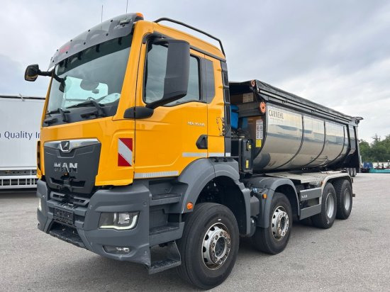 MAN TGS 35.510 8x4 Carnehl Muldenkipper, Thermomulde, Hardox - Camion benne: photos 1 MAN TGS 35.510 8x4 Carnehl Muldenkipper, Thermomulde, Hardox - Camion benne: photos 1