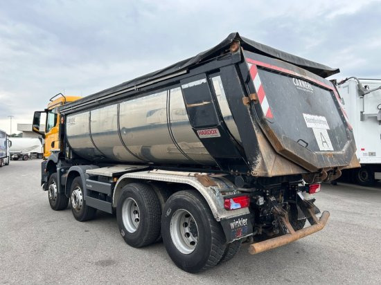 MAN TGS 35.510 8x4 Carnehl Muldenkipper, Thermomulde, Hardox - Camion benne: photos 4 MAN TGS 35.510 8x4 Carnehl Muldenkipper, Thermomulde, Hardox - Camion benne: photos 4