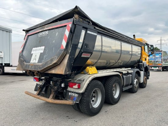 MAN TGS 35.510 8x4 Carnehl Muldenkipper, Thermomulde, Hardox - Camion benne: photos 3 MAN TGS 35.510 8x4 Carnehl Muldenkipper, Thermomulde, Hardox - Camion benne: photos 3