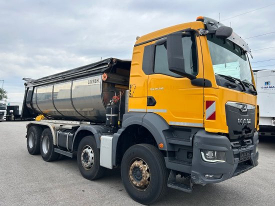 MAN TGS 35.510 8x4 Carnehl Muldenkipper, Thermomulde, Hardox - Camion benne: photos 2 MAN TGS 35.510 8x4 Carnehl Muldenkipper, Thermomulde, Hardox - Camion benne: photos 2