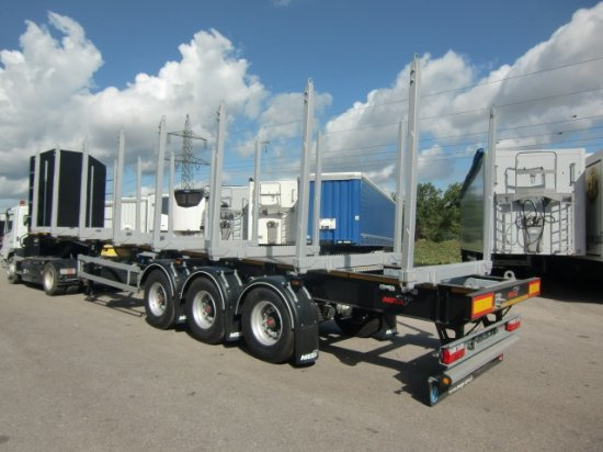 MEGA TIMBER LONG Holzauflieger 8 Rungenpaare 3. Achse Liftachse - Semi-remorque grumier: photos 4 MEGA TIMBER LONG Holzauflieger 8 Rungenpaare 3. Achse Liftachse - Semi-remorque grumier: photos 4