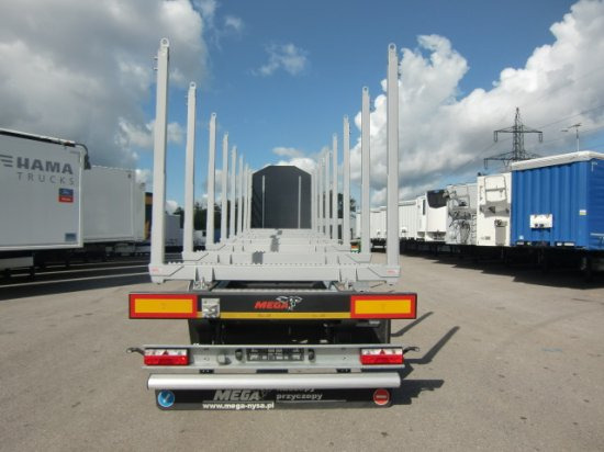 MEGA TIMBER LONG Holzauflieger 8 Rungenpaare 3. Achse Liftachse - Semi-remorque grumier: photos 5 MEGA TIMBER LONG Holzauflieger 8 Rungenpaare 3. Achse Liftachse - Semi-remorque grumier: photos 5