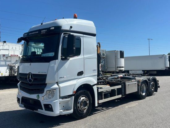 Mercedes-Benz Actros 2545 6x2 Hyva Abroller, E6 ,Retarder, Lenk-Liftachse, Schub-Knick - Camion ampliroll: photos 2 Mercedes-Benz Actros 2545 6x2 Hyva Abroller, E6 ,Retarder, Lenk-Liftachse, Schub-Knick - Camion ampliroll: photos 2