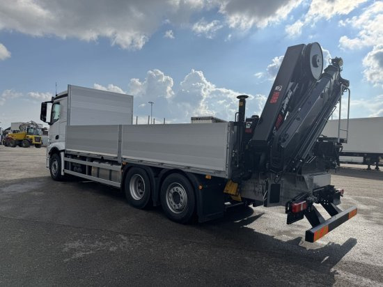 Mercedes-Benz Actros 2653, Retarder, Pritsche, Hiab Hipro 232 ES5 - Camion plateau, Camion grue: photos 4 Mercedes-Benz Actros 2653, Retarder, Pritsche, Hiab Hipro 232 ES5 - Camion plateau, Camion grue: photos 4