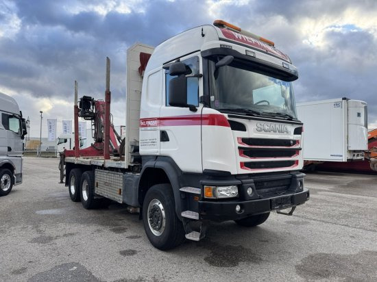 Scania G490 6X6 Blatt-Blatt Penz Kran 12.Z8.70 - Camion grumier, Camion grue: photos 1 Scania G490 6X6 Blatt-Blatt Penz Kran 12.Z8.70 - Camion grumier, Camion grue: photos 1