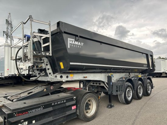 Schmitz Kippmulde 24m³, Stahl-light Chassis, Liftachse, Rollplane - Semi-remorque benne: photos 2 Schmitz Kippmulde 24m³, Stahl-light Chassis, Liftachse, Rollplane - Semi-remorque benne: photos 2