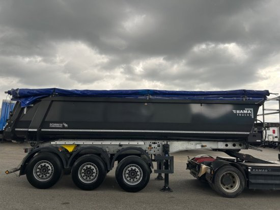 Schmitz Kippmulde 24m³, Stahl-light Chassis, Liftachse, Rollplane - Semi-remorque benne: photos 5 Schmitz Kippmulde 24m³, Stahl-light Chassis, Liftachse, Rollplane - Semi-remorque benne: photos 5
