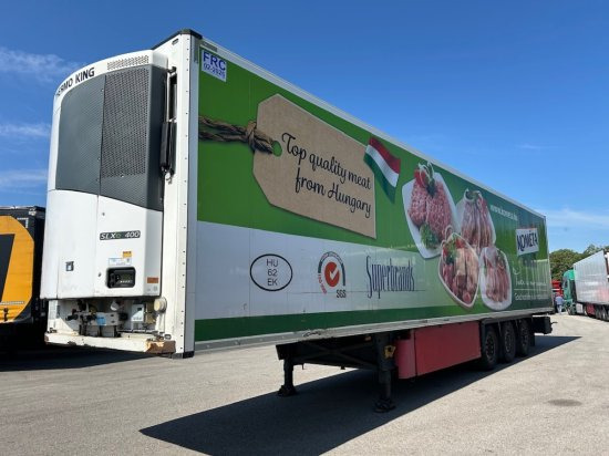 Schmitz SCB S3B SKO24, Kühlauflieger, TK SLXe 400,  Liftachse, Fleischbahnen - Semi-remorque isothermique: photos 1 Schmitz SCB S3B SKO24, Kühlauflieger, TK SLXe 400,  Liftachse, Fleischbahnen - Semi-remorque isothermique: photos 1