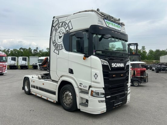 Scania R650 4x2, E6d, Leder, Voll-Luft, Standklima, Schubbodenhydraulik, Opticruse - Tracteur routier: photos 3 Scania R650 4x2, E6d, Leder, Voll-Luft, Standklima, Schubbodenhydraulik, Opticruse - Tracteur routier: photos 3