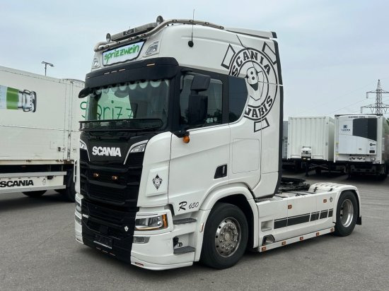 Scania R650 4x2, E6d, Leder, Voll-Luft, Standklima, Schubbodenhydraulik, Opticruse - Tracteur routier: photos 1 Scania R650 4x2, E6d, Leder, Voll-Luft, Standklima, Schubbodenhydraulik, Opticruse - Tracteur routier: photos 1