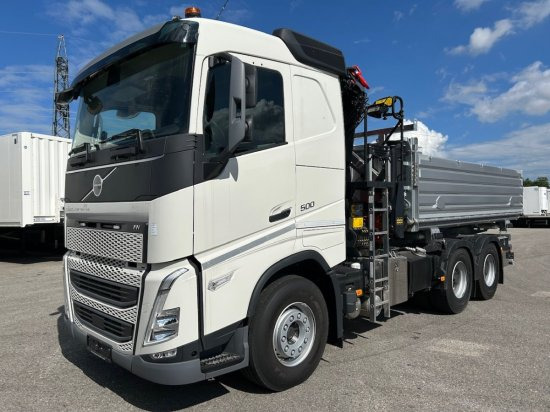 Volvo FH 500 3-Seiten Kipper mit Palfinger PK22002EH, Retarder - Camion benne: photos 2 Volvo FH 500 3-Seiten Kipper mit Palfinger PK22002EH, Retarder - Camion benne: photos 2