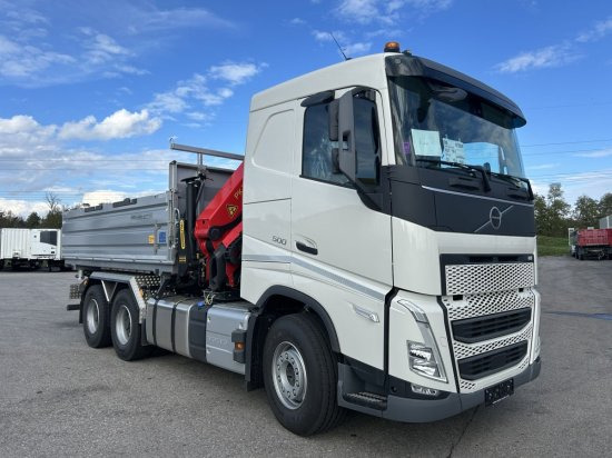 Volvo FH 500 3-Seiten Meiller Kipper mit Palfinger PK22002EH, Retarder, - Camion benne: photos 3 Volvo FH 500 3-Seiten Meiller Kipper mit Palfinger PK22002EH, Retarder, - Camion benne: photos 3