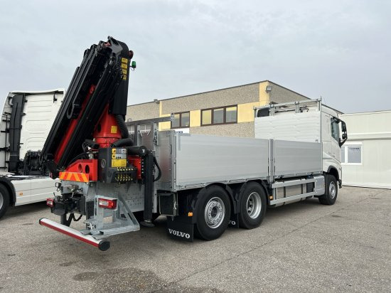 Volvo FH 500 6X2 Euro6, Retarder, Pritsche, Palfinger PK22002-EH - Camion plateau, Camion grue: photos 4 Volvo FH 500 6X2 Euro6, Retarder, Pritsche, Palfinger PK22002-EH - Camion plateau, Camion grue: photos 4