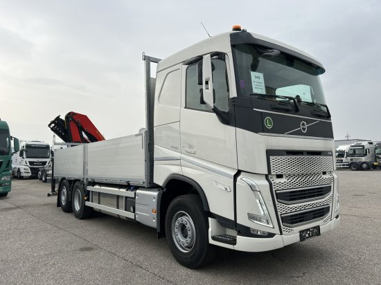 Volvo FH 500 6X2 Euro6, Retarder, Pritsche, Palfinger PK22002-EH - Camion plateau, Camion grue: photos 3 Volvo FH 500 6X2 Euro6, Retarder, Pritsche, Palfinger PK22002-EH - Camion plateau, Camion grue: photos 3
