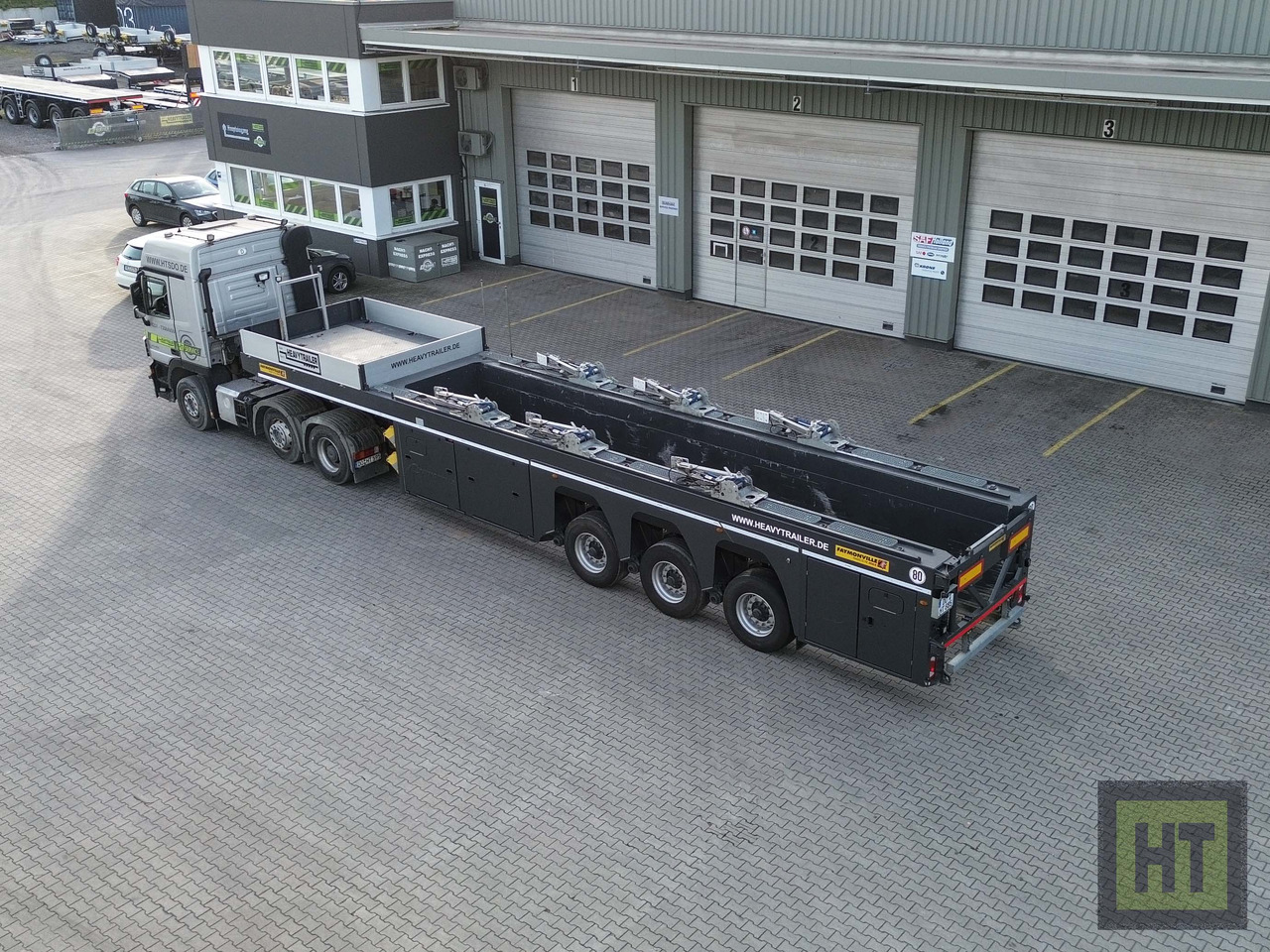 Faymonviile 3-Achs-Beton-Innenlader-PrefaMAX - Semi-remorque plateau: photos 1 Faymonviile 3-Achs-Beton-Innenlader-PrefaMAX - Semi-remorque plateau: photos 1