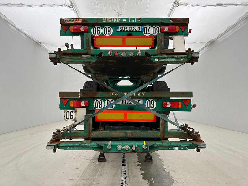 Fruehauf 4 x Skelet 2 x 20-40 ft - Semi-remorque porte-conteneur/ Caisse mobile: photos 3 Fruehauf 4 x Skelet 2 x 20-40 ft - Semi-remorque porte-conteneur/ Caisse mobile: photos 3