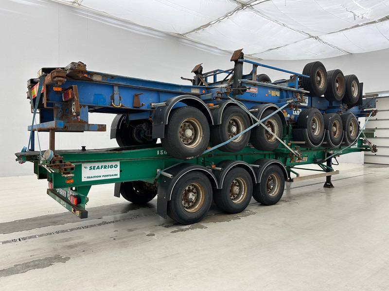 Fruehauf 4x Skelet 2 x 20-40 ft - Semi-remorque porte-conteneur/ Caisse mobile: photos 4 Fruehauf 4x Skelet 2 x 20-40 ft - Semi-remorque porte-conteneur/ Caisse mobile: photos 4