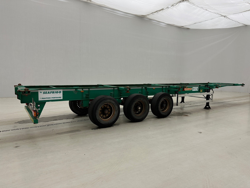 Semi-remorque porte-conteneur/ Caisse mobile Fruehauf Skelet 2 x 20-40 ft: photos 6