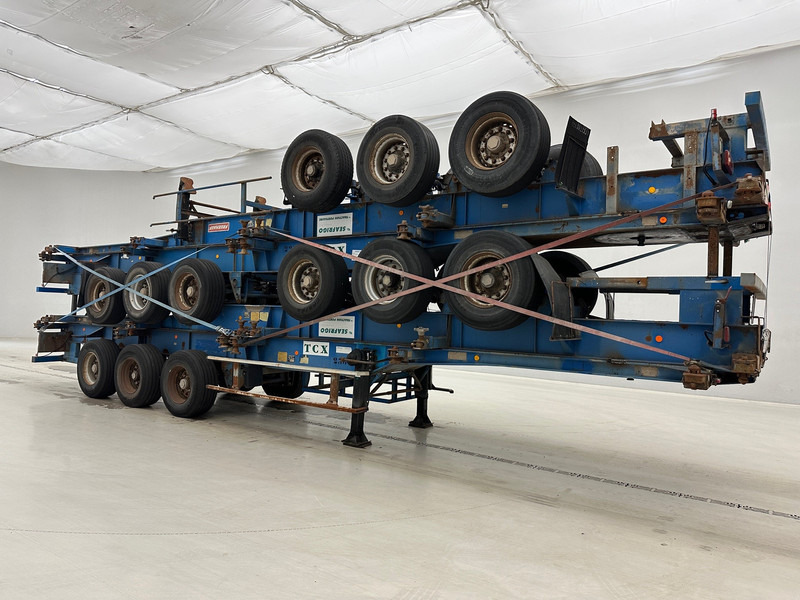 Fruehauf Stack 4 x Skelet 2 x 20-40 ft - Semi-remorque porte-conteneur/ Caisse mobile: photos 3 Fruehauf Stack 4 x Skelet 2 x 20-40 ft - Semi-remorque porte-conteneur/ Caisse mobile: photos 3