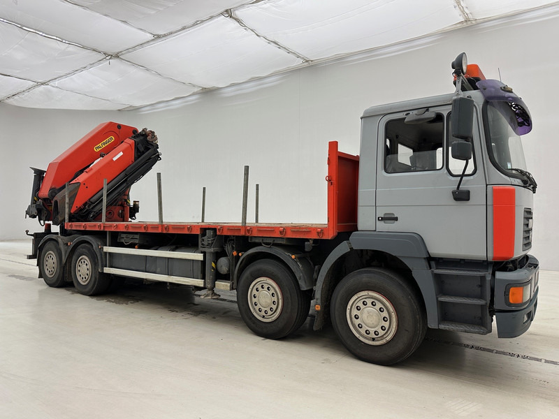 MAN 41.414 - 8x4 - Camion plateau, Camion grue: photos 3 MAN 41.414 - 8x4 - Camion plateau, Camion grue: photos 3
