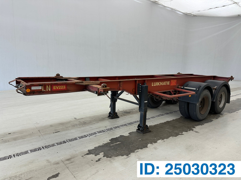 Van Hool Skelet 20 ft - Semi-remorque porte-conteneur/ Caisse mobile: photos 1 Van Hool Skelet 20 ft - Semi-remorque porte-conteneur/ Caisse mobile: photos 1